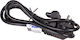 Akyga Schuko - IEC C5 Cable 1.5m Μαύρο AK-NB-02A