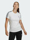 Adidas Essentials Damen Sportlich T-shirt Core White