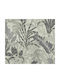 Tapete Floral Vinyl Gray L1005xB53cm Waschbar