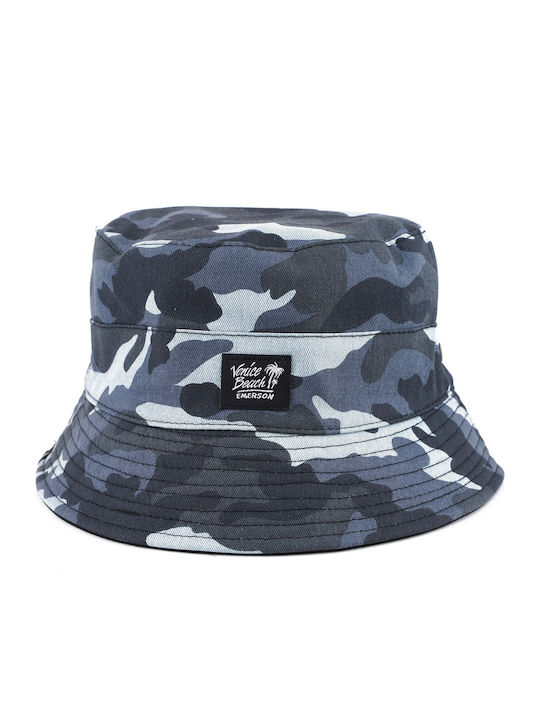 Emerson Υφασμάτινo Ανδρικό Καπέλο Στυλ Bucket Camo Grey / Black