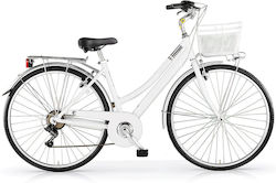MBM Zentral 28" 2019 Lady Weißes Stadtfahrrad m...