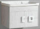 Gloria Hotel Πάγκος χωρίς Νιπτήρα Μ80xΒ48xΥ48cm...