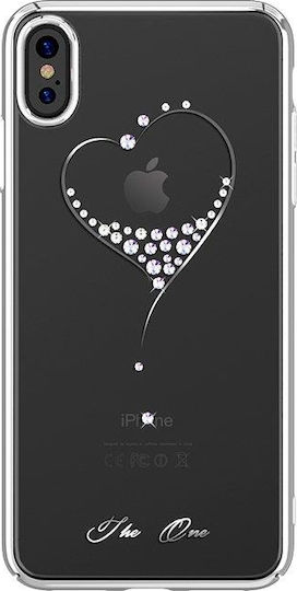Kingxbar Wish with Swarovski Crystals Back Cover Plastic Silver (iPhone X / Xs)