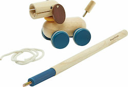 Plan Toys Slide Toy Κουταβάκι που Κινείται made of Wood with Sounds for 10++ Months