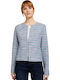 Tom Tailor Short Women's Tweed Waisted Blazer
