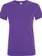 Sol's Regent Γυναικείο Διαφημιστικό T-shirt Κοντομάνικο Dark Purple
