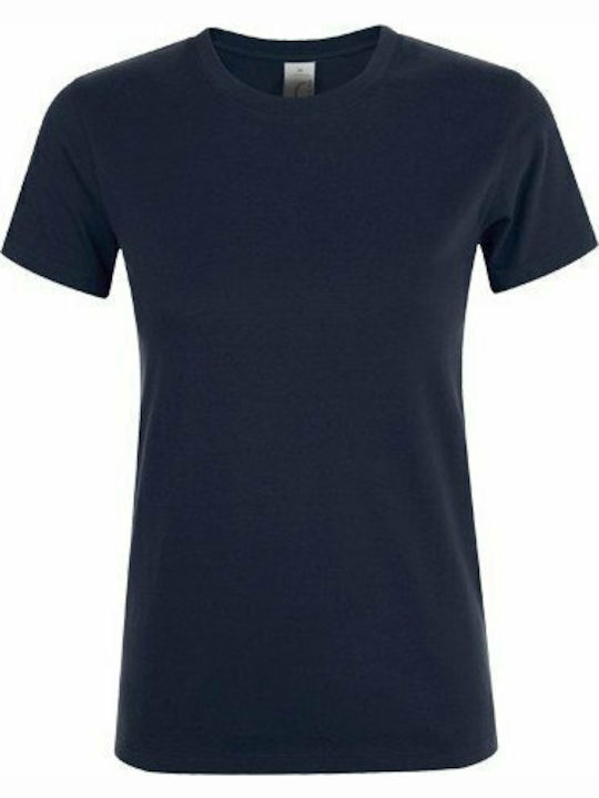 Sol's Regent Werbe-T-Shirt in Marineblau Farbe