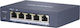 Hikvision 4 Ports Gigabit Unmanaged PoE Switch DS-3E0505HP-E