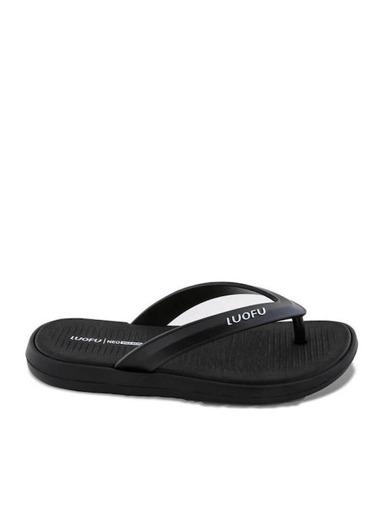 Cubanitas 11-337 Women's Flip Flops Black