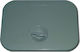 Eval Rechteck L298xB198mm Gray Farbe