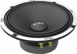 Steg F7 Set Car Round Speakers 6.5" 200W RMS (Midrange)