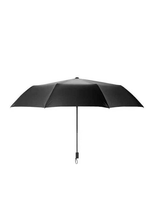 Tradesor Automat Umbrelă de ploaie Compact Neagră