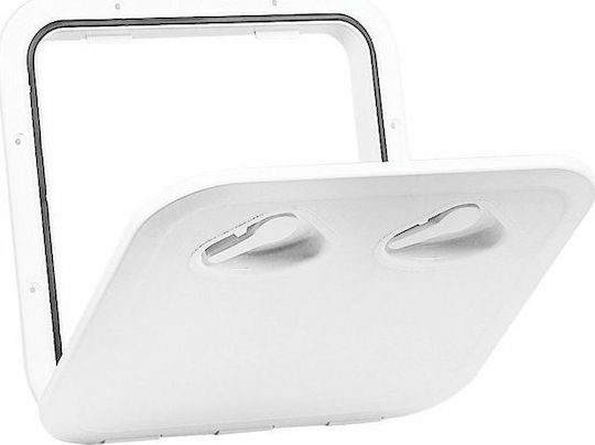 Lalizas Top Line Ușă de punte a bărcii Pătrat L375xL370mm Negru Culoare