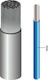 Eval Flex Marine Καλώδιο Ρεύματος με Διατομή 10x1.5mm² σε Μαύρο Χρώμα 1m Εύκαμπτο