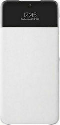 Samsung S View Wallet Cover Synthetic Leather White (Galaxy A72)