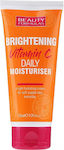 Beauty Formulas Brightening Vitamin C Moisturizer 24h Feuchtigkeitsspendend Creme Gesicht Tag mit Vitamin C 100ml