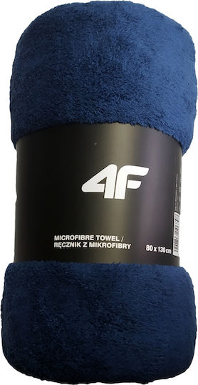 4F Unisex Microfiber Body Towel Dark Blue 130x80cm