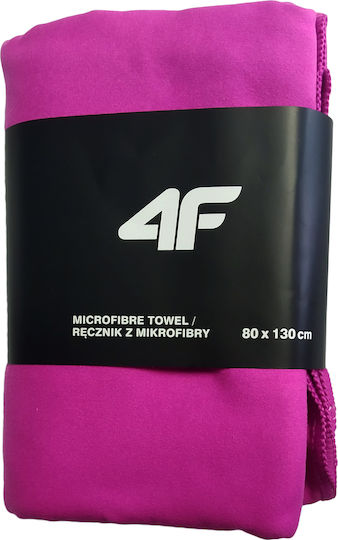 4F Unisex Microfiber Towel Body Fuchsia 130x80cm