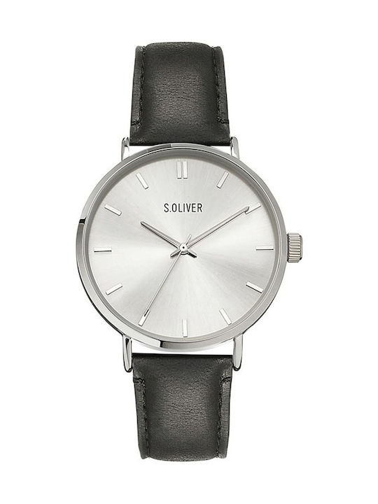 s.Oliver Watch Battery with Leather Strap s.Oliver Watch Battery with Leather Strap