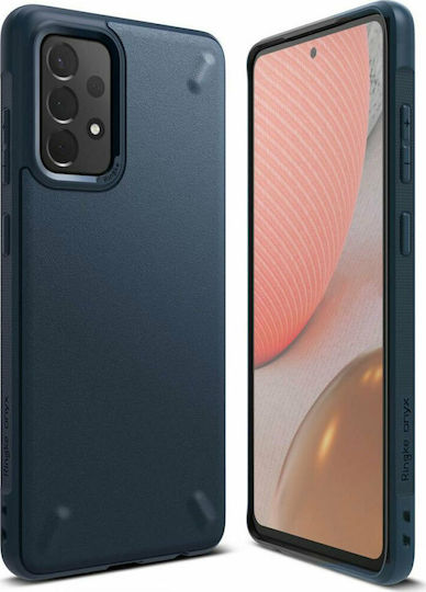 Ringke Onyx Back Cover Plastic / Silicon Albastru marin (Galaxy A72)