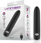 LateToBed Shoty Powerful Vibrating Bullet 10cm Black