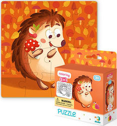 Παιδικό Puzzle Coloring Hedgehog 16pcs για 3+ Ετών Dodo