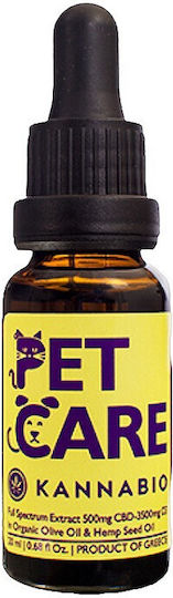 KannaBio Pet Care Drops 2,5% 20ml für Angst- und Stressbewältigung