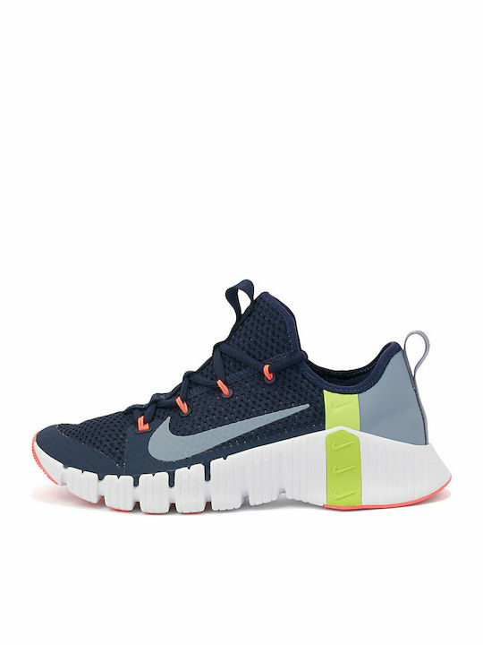 Nike Free Metcon 3 Ανδρικά Αθλητικά Παπούτσια για Προπόνηση & Γυμναστήριο Μπλε