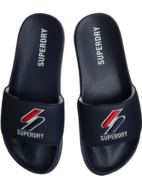 Superdry Ανδρικά Slides Μπλε