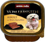 Animonda Vom Feinsten Wet Dog Food Tray with Beef and Potatoes 1 x 150gr