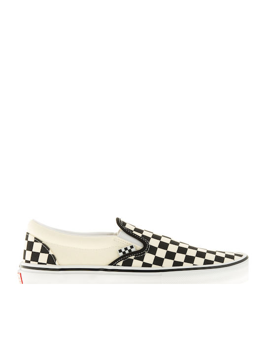 Vans Checkerboard Skate Men's Canvas Slip-Ons