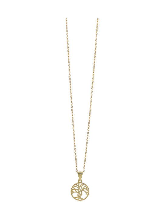 Prince Silvero Necklace Tree from Gold Plated Silver