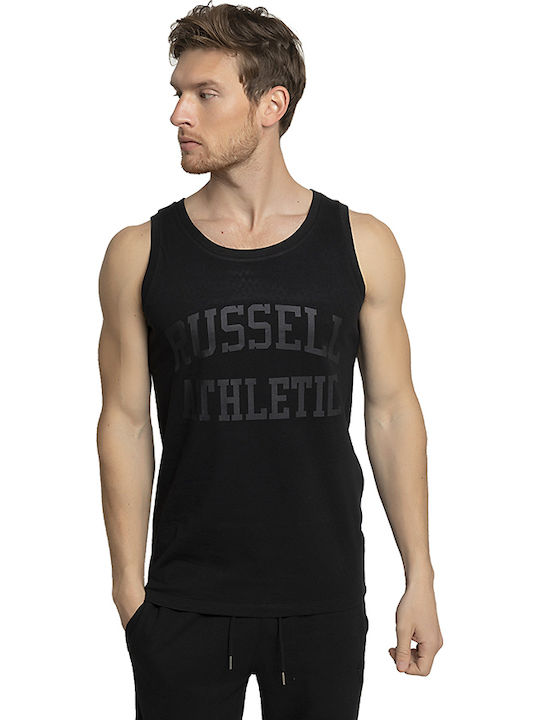 Russell Athletic Herren Shirt Kurzarm Schwarz