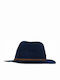 Barbour Knitted Women's Fedora Hat Flowerdale Navy Blue