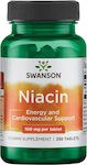 Swanson Niacin Vitamin for Nervous System Health 100mg 250 tabs