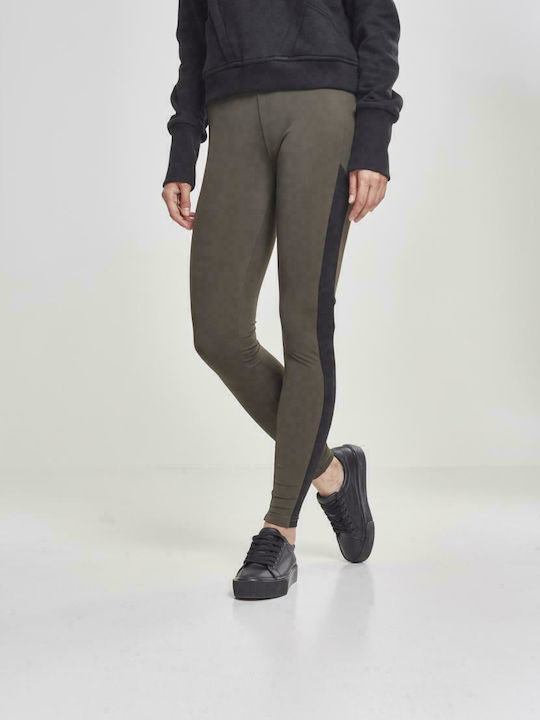 Urban Classics TB2363 Frauen Lang Leggings Khaki