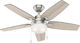 Hunter Arcot Ceiling Fan 117cm With Light Brush...