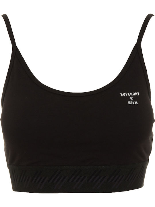 Superdry Basic Essential Women's Bra without Padding Black