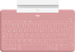 Logitech Keys-To-Go Kabellos Bluetooth Nur Tastatur Englisch US Rosa