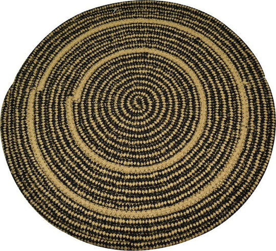 Ankor Platzdeckchen Rund Korbweide Schwarz 40cm 1Stück