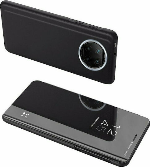Hurtel Clear View Book Πλαστικό Μαύρο (Redmi Note 9T)