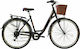 Alpina Stadt S 28" 2019 Schwarzes Fahrrad mit Geschwindigkeiten