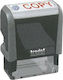 Trodat Rectangular Self-Inking Stamp with Greek Text and Black Ink