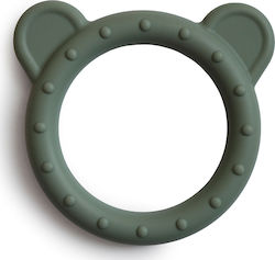 Mushie Bear Teething Ring made of Silicone for 0 m+ 1pcs