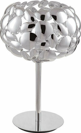 Fan Europe Metal Table Lamp for Socket E27 with Silver Base