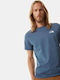 The North Face Simple Dome Ανδρικό T-shirt Navy Μπλε Με Στάμπα