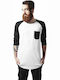 Urban Classics Herren Langarmshirt White / Black