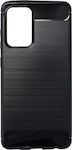 Forcell Carbon Silicone Back Cover Black (Galaxy A52 / A52s)