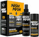 NISHMAN Σετ Κάλυψης Αραίωσης Μαλλιών με Κερατίνη Hair Building 21gr