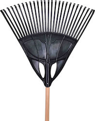 Fiskars Rake Leaf Plastic Gartenrechen Rasenharke mit Stiel